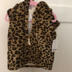 Carter’s leopard vest jacket.